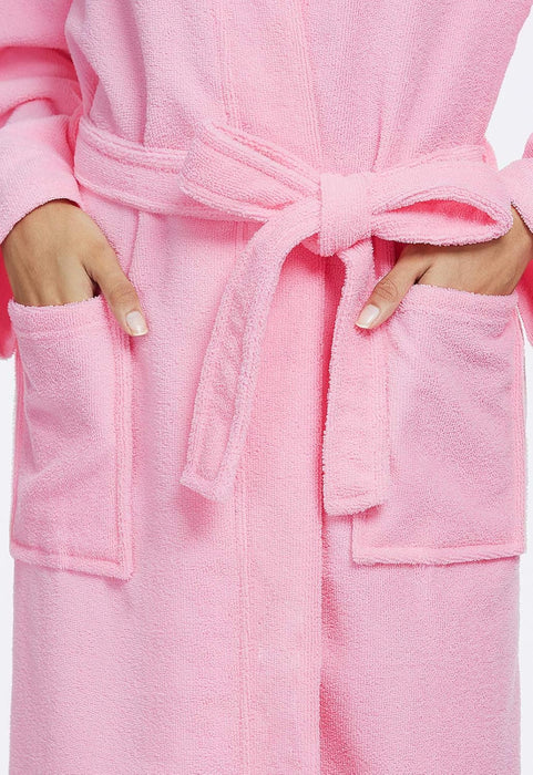 Kimono Bathrobe for Women Terry Cloth Robes Knee Length Towel Bathrobe