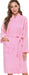 Kimono Bathrobe for Women Terry Cloth Robes Knee Length Towel Bathrobe