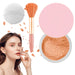 Beauty Blurring Powder, Beauty Pink Setting Powder, Blurring Setting Powder, Beauty Blurring Powder, for All Skin Tones (Orange, A)