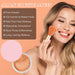 Beauty Blurring Powder, Beauty Pink Setting Powder, Blurring Setting Powder, Beauty Blurring Powder, for All Skin Tones (Orange, A)