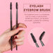 2 Pcs Eyelash Eyebrow Brush Eyelash Eyebrow Extension Tools Cosmetics Beauty Tools